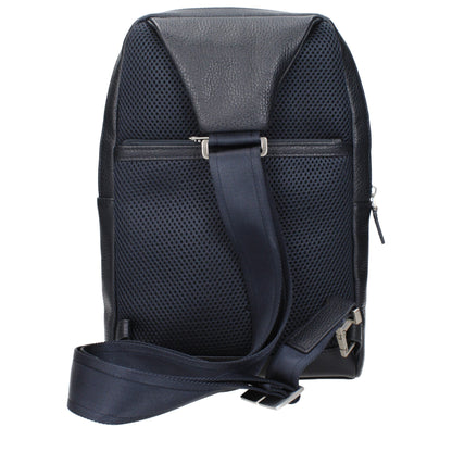 Piquadro Blue Leather Crossbody Bag – Elevate Your Style