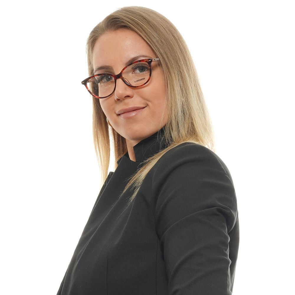 Longines Women's Optical Glasses – Red Cat Eye Frame, 54mm