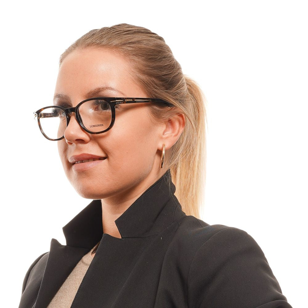 Longines Unisex Optical Frames – Brown Full-Rim Design