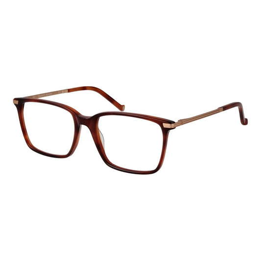 Hackett Brown Men’s Optical Glasses – Square Full-Rim Frame