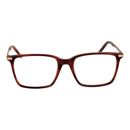 Hackett Brown Men’s Optical Glasses – Square Full-Rim Frame