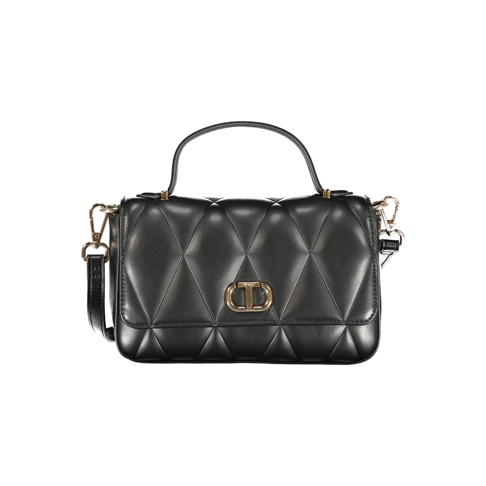 TWINSET Nero Polyurethane Women's Shoulder Bag