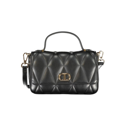 TWINSET Nero Polyurethane Women's Shoulder Bag