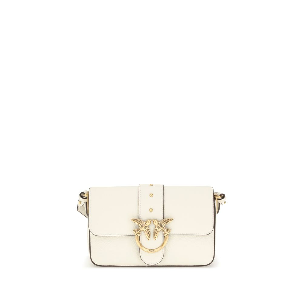 PINKO Love Leather Shoulder Bag