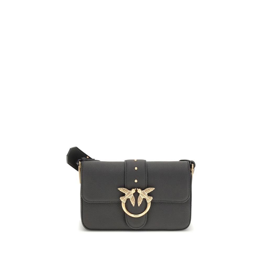 PINKO Love Leather Shoulder Bag