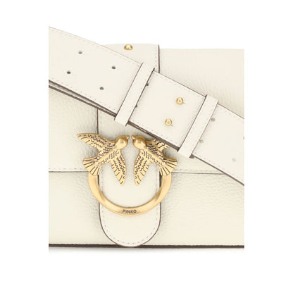 PINKO Love Leather Shoulder Bag
