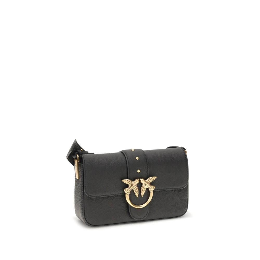 PINKO Love Leather Shoulder Bag