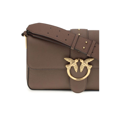 PINKO Love Leather Shoulder Bag