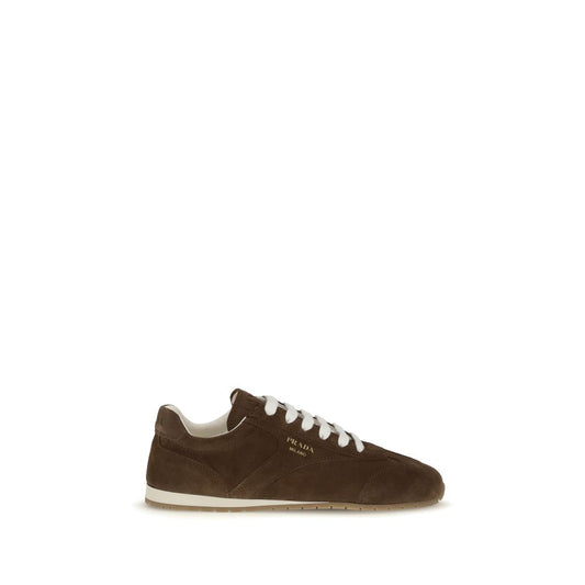 Prada Brown Suede Sneakers for Men