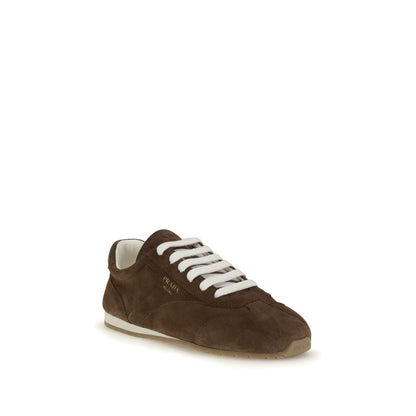 Prada Brown Suede Sneakers for Men
