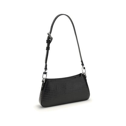 Vivienne Westwood Black Leather Tasha Shoulder Bag