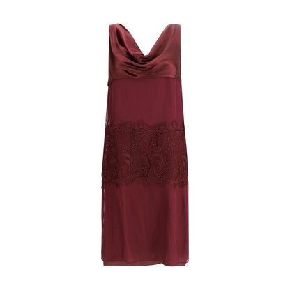 Ferragamo Silk MIDI DRESS - Timeless Elegance