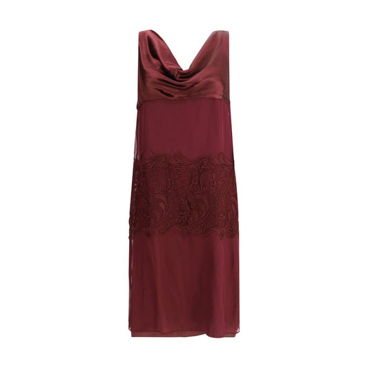 Ferragamo Silk MIDI DRESS - Timeless Elegance