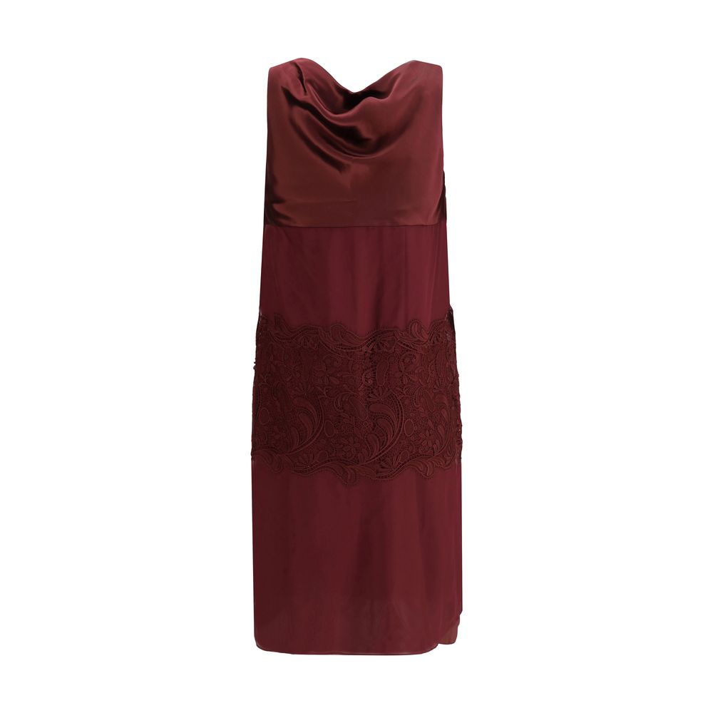 Ferragamo Silk MIDI DRESS - Timeless Elegance
