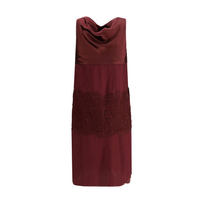 Ferragamo Silk MIDI DRESS - Timeless Elegance