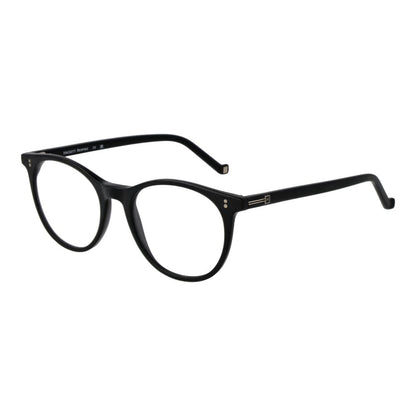 Hackett Black Men's Optical Frames – Full-Rim Panto Style