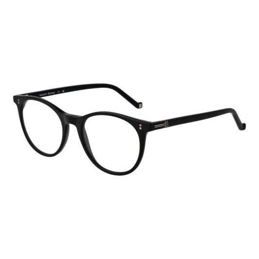 Hackett Black Men's Optical Frames – Full-Rim Panto Style