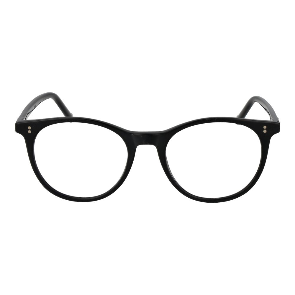 Hackett Black Men's Optical Frames – Full-Rim Panto Style