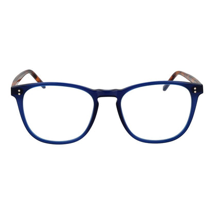 Hackett Blue Men’s Optical Frames – Panto Full-Rim Style