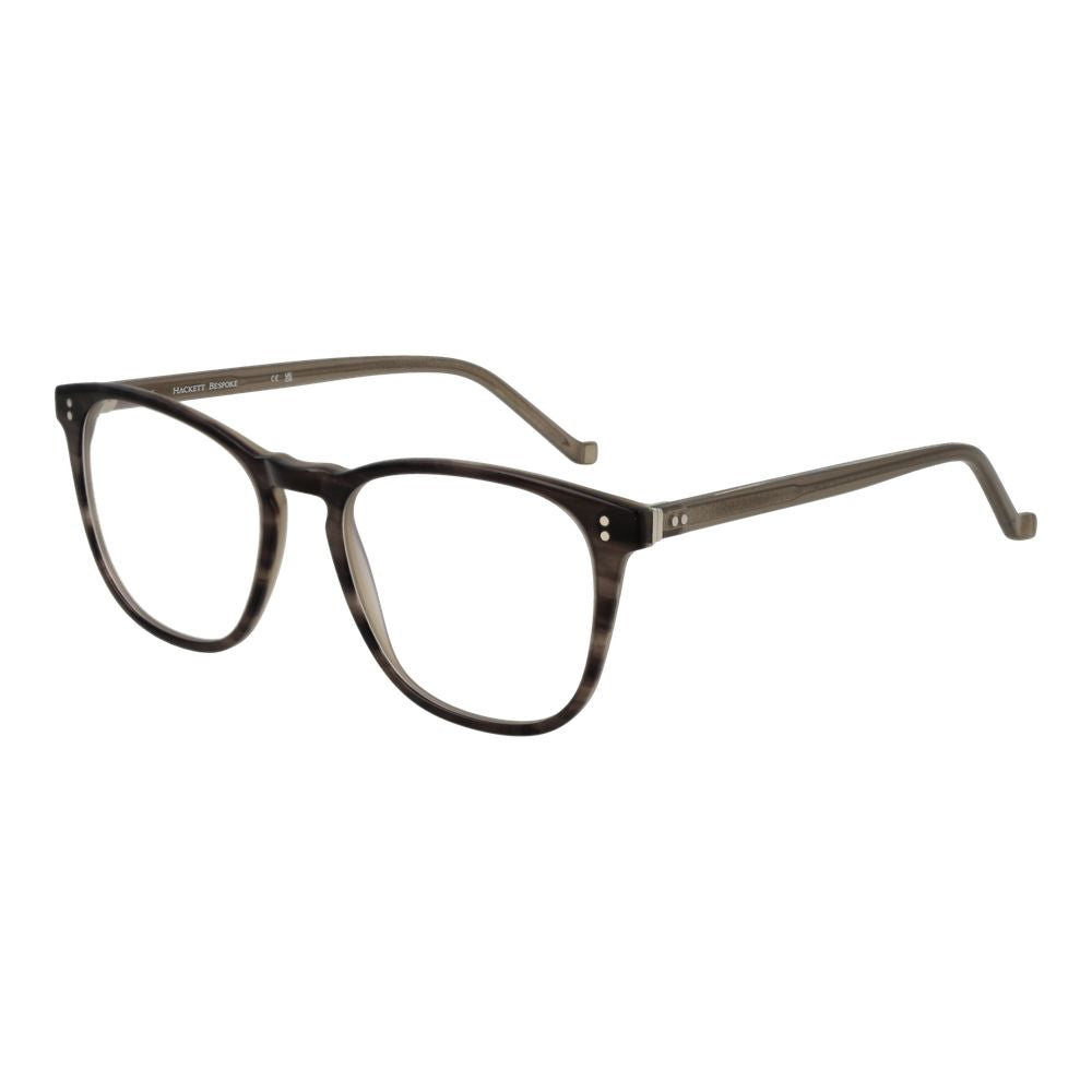 Hackett Gray Men’s Optical Frames – Square Full-Rim Design