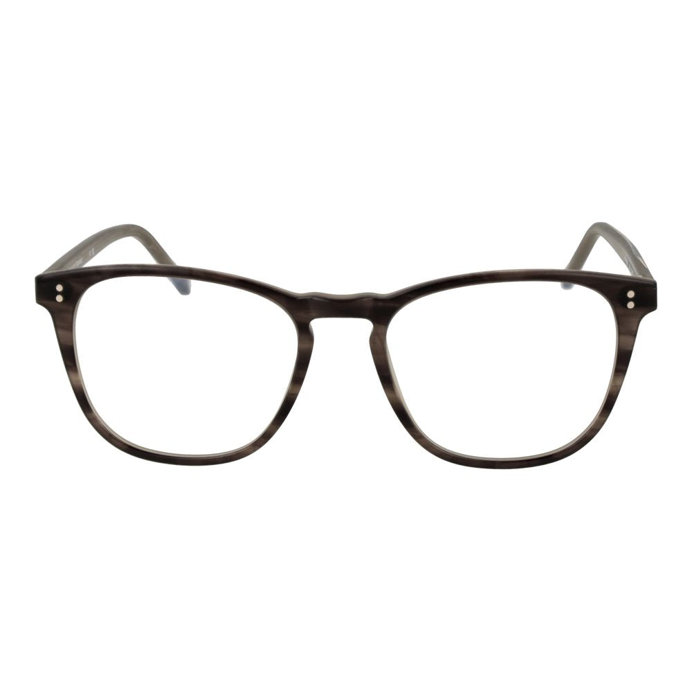 Hackett Gray Men’s Optical Frames – Square Full-Rim Design