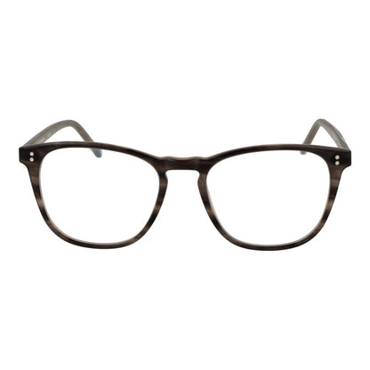 Hackett Gray Men’s Optical Frames – Square Full-Rim Design