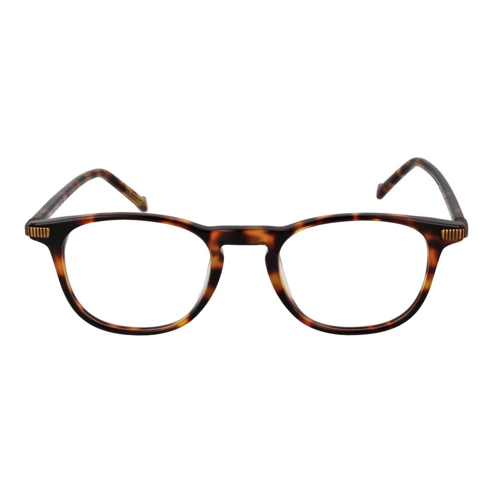 Hackett Brown Men’s Optical Frames – Full-Rim Rectangle Design