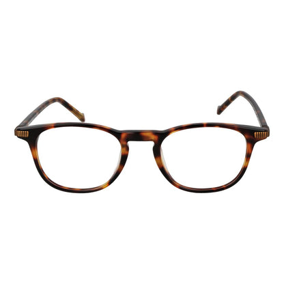 Hackett Brown Men’s Optical Frames – Full-Rim Rectangle Design