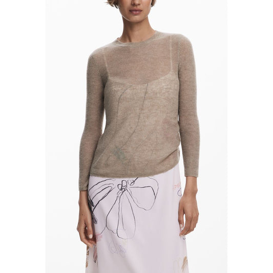 Desigual Kala Long Dress - White Polyester