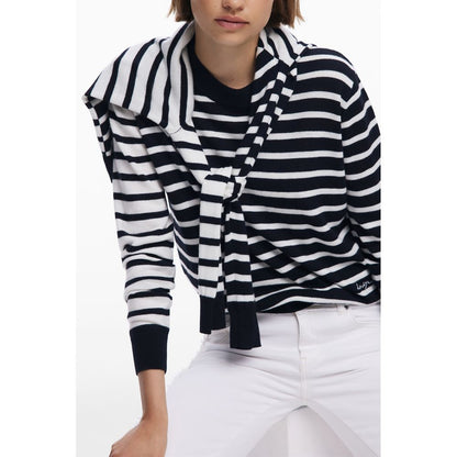 Desigual Jers Bergen Black Wool Women Sweater