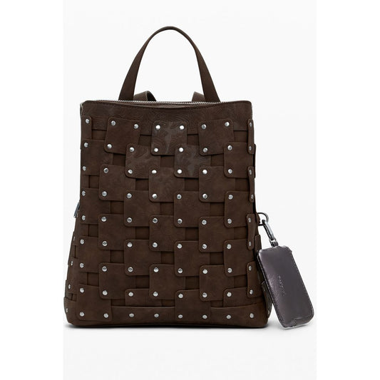 Desigual Brown Patch Sumy Backpack