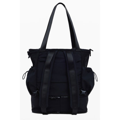 Desigual Black Polyester Women Handbag: Versatile Chic and Adventure-Ready