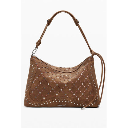 Desigual Brown Polyethylene Women Handbag – Yankee Leiria Mini Bag