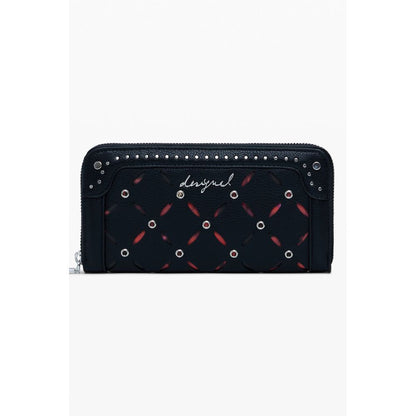Desigual Black Polyethylene Women Wallet - Yankee Fiona