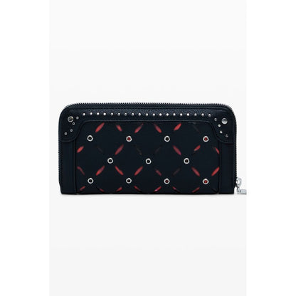 Desigual Black Polyethylene Women Wallet - Yankee Fiona
