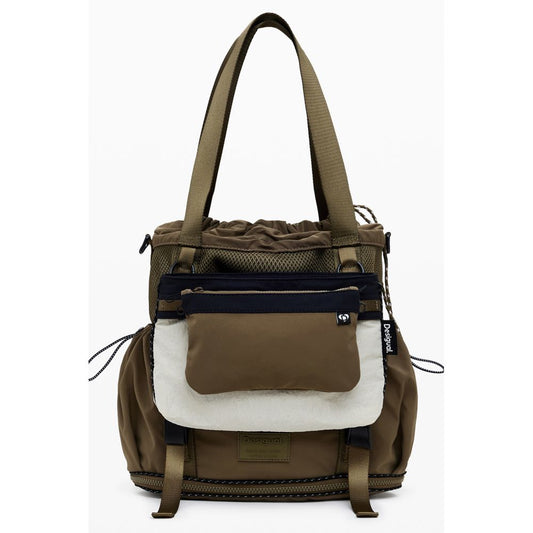 Desigual Green Polyester Handbag – A Bold Statement Piece