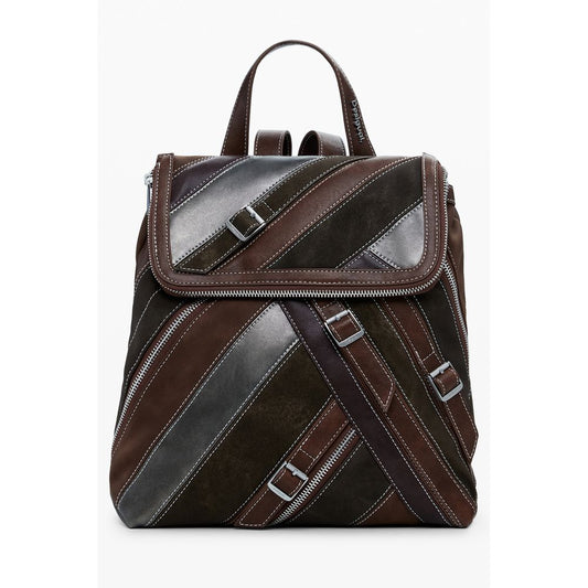 Desigual Fibonacci Hampton Mini Backpack in Brown