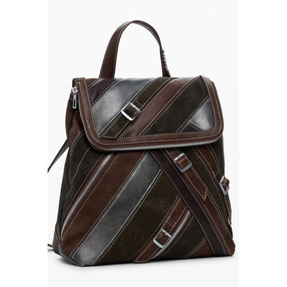 Desigual Fibonacci Hampton Mini Backpack in Brown