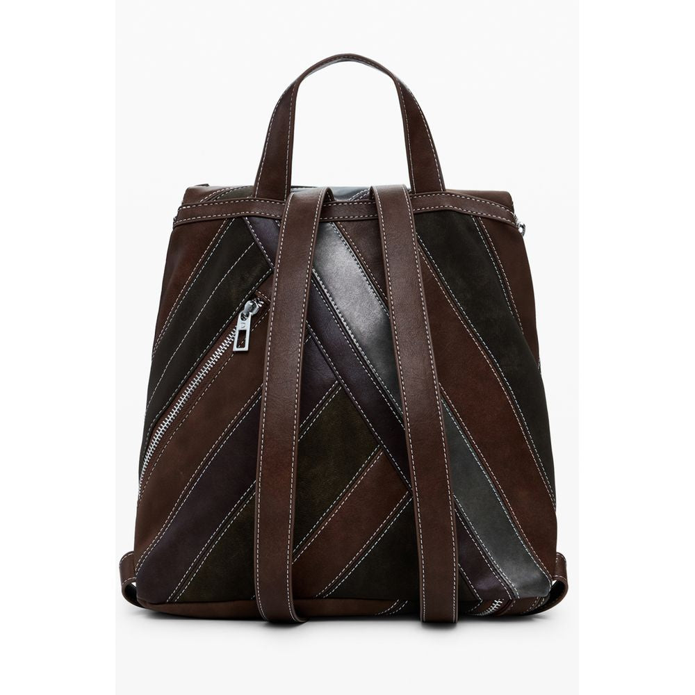 Desigual Fibonacci Hampton Mini Backpack in Brown