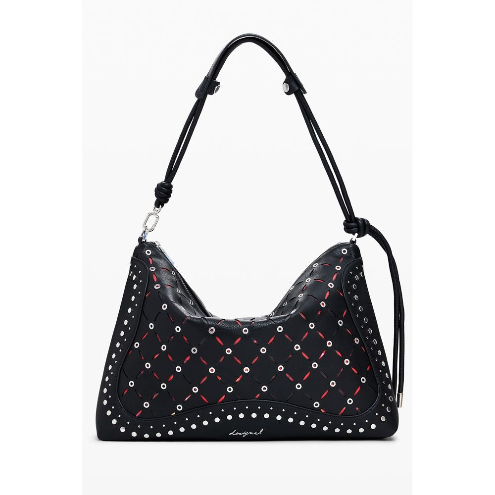 Desigual Black Polyethylene Yankee Leiria Mini Bag