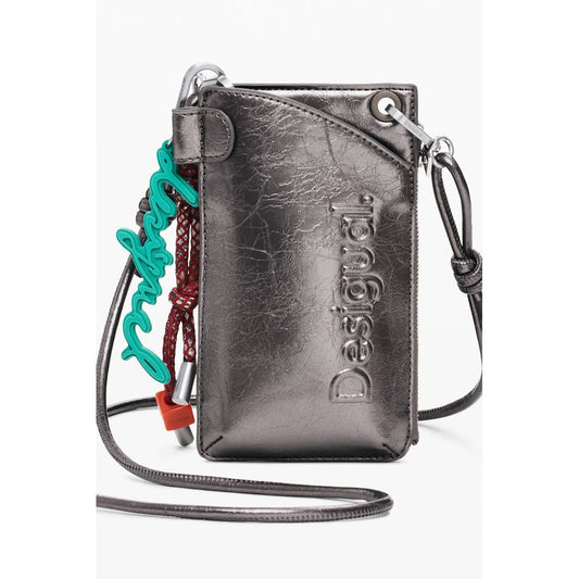 Desigual Metallic Phone Wallet - HALF LOGO MILTON WALLET