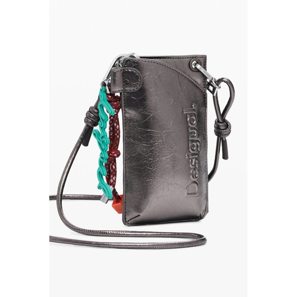 Desigual Metallic Phone Wallet - HALF LOGO MILTON WALLET