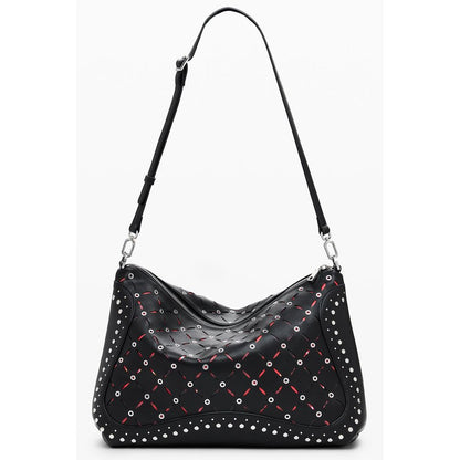 Desigual Black Polyethylene Yankee Leiria Mini Bag