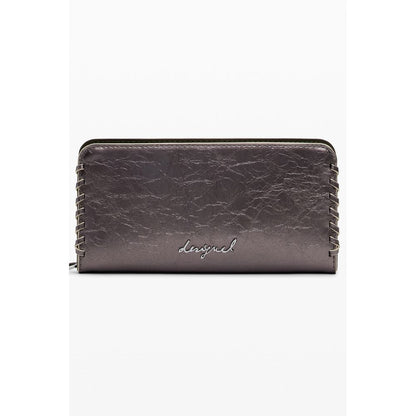 Desigual Bronze Polyethylene Women Wallet - Fiona Tiny Zip Capsule
