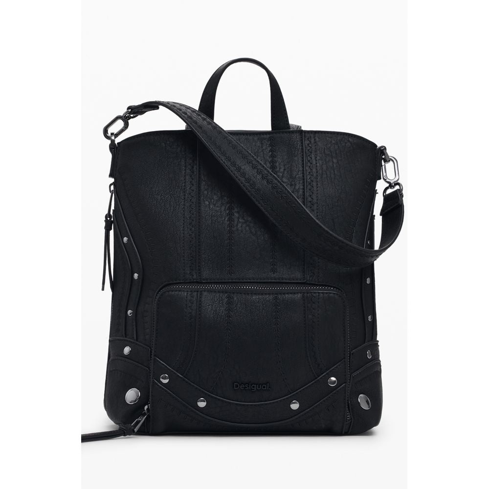 Desigual EMBRO PATCH PRETORIA Mini Backpack in Black
