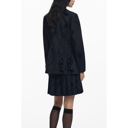 Desigual Classic Flockarty Jacket in Black