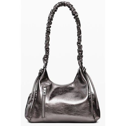 Desigual Bronze Polyethylene Women Handbag - Montville Half Logo Bag