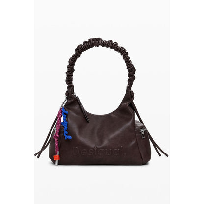 Desigual Montville Half Logo Brown Handbag