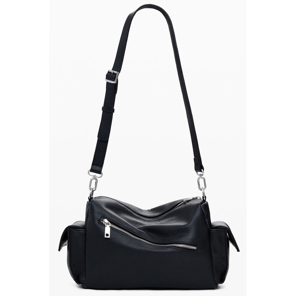 Desigual Black Polyethylene Habana Seshat Bag