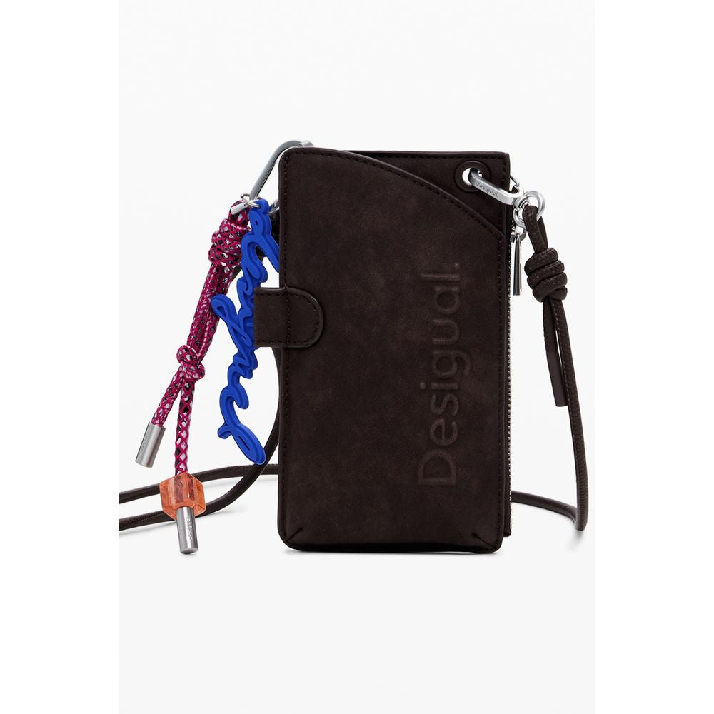Desigual Brown Polyethylene Women Wallet - Half Logo Milton
